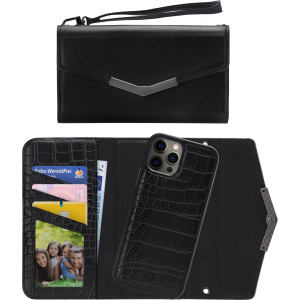 Mobilize 2In1 Elegant Magnet Clutch Apple Iphone 12 Pro Max Black Croco