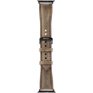 Senza Raw Leather Strap Apple Watch 42Mm Chestnut Brown