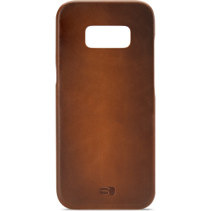 Senza Desire Leather Cover Samsung Galaxy S8+ Burned Cognac