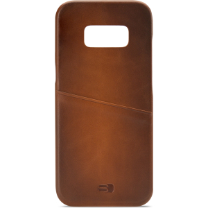Senza Desire Leather Cover With Card Slot Samsung Galaxy S8+ Burned Cognac