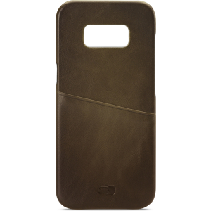 Senza Desire Leather Cover With Card Slot Samsung Galaxy S8 Burned Olive