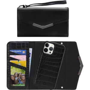 Mobilize 2In1 Elegant Magnet Clutch Apple Iphone 13 Pro Max Black Croco