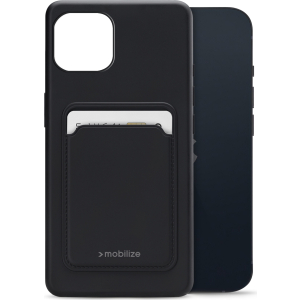 Mobilize Rubber Gelly Card Case Apple Iphone 13 Matt Black