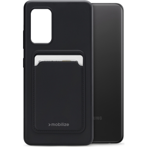 Mobilize Rubber Gelly Card Case Samsung Galaxy A32 4G Matt Black