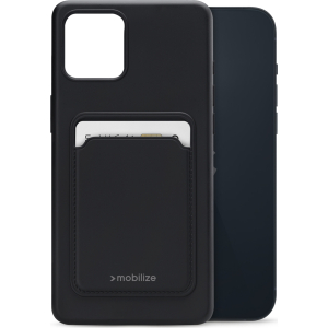 Mobilize Rubber Gelly Card Case Apple Iphone 14 Plus Matt Black