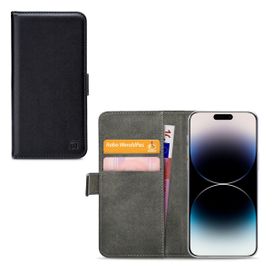 Mobilize Classic Gelly Wallet Book Case Apple Iphone 14 Pro Max Black