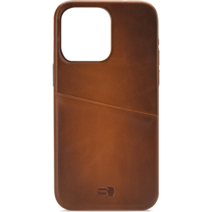 Senza Desire Leather Cover With Card Slot Apple Iphone 14 Pro Burned Cognac