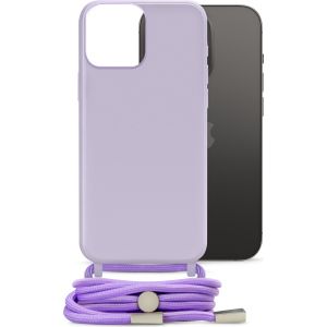 Mobilize Lanyard Gelly Case For Apple Iphone 14 Pro Pastel Purple