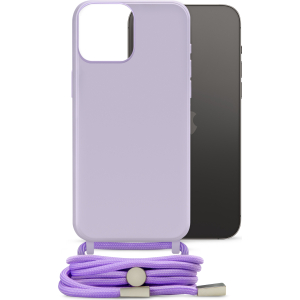 Mobilize Lanyard Gelly Case For Apple Iphone 14 Pro Max Pastel Purple