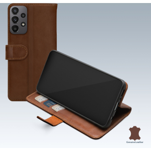 Mobilize Leather Wallet Samsung Galaxy A23 5G Brown