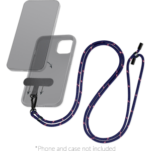 Mobilize Nylon Lanyard Blue/Red