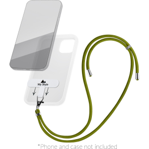 My Style Smartphone Lanyard Green