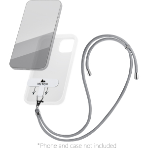 My Style Smartphone Lanyard Grey