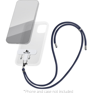 My Style Smartphone Lanyard Blue