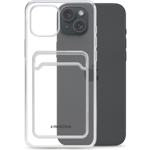 Mobilize Gelly Card Case Apple Iphone 15 Plus Clear