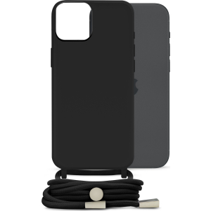 Mobilize Lanyard Gelly Case For Apple Iphone 15 Plus Black