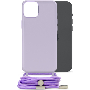 Mobilize Lanyard Gelly Case For Apple Iphone 15 Plus Pastel Purple