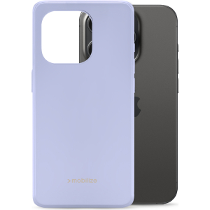 Mobilize Rubber Gelly Case Apple Iphone 15 Pro Pastel Purple