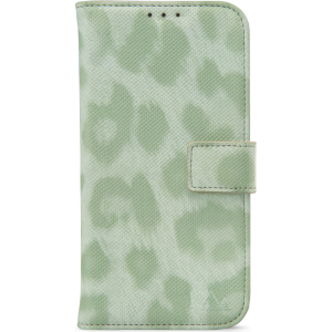 My Style Flex Wallet For Apple Iphone 15 Plus Green Leopard