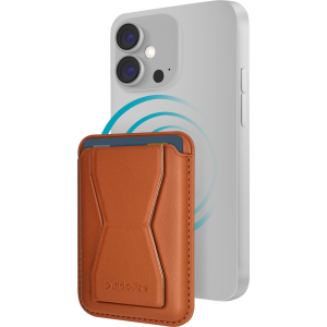 Mobilize Magsafe Compatible Magnet Card Holder Brown