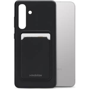 Mobilize Rubber Gelly Card Case Samsung Galaxy S24+ 5G Matt Black