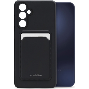 Mobilize Rubber Gelly Card Case Samsung Galaxy A15 4G/5G Matt Black