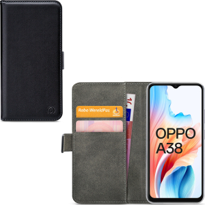 Mobilize Classic Gelly Wallet Book Case Oppo A18/A38 Black