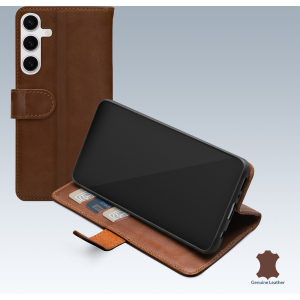 Mobilize Leather Wallet Samsung Galaxy S24 5G/S25 5G Brown