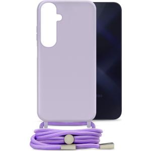 Mobilize Lanyard Gelly Case For Samsung Galaxy A15 4G/5G Pastel Purple