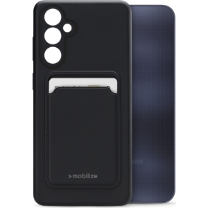 Mobilize Rubber Gelly Card Case Samsung Galaxy A25 5G Matt Black