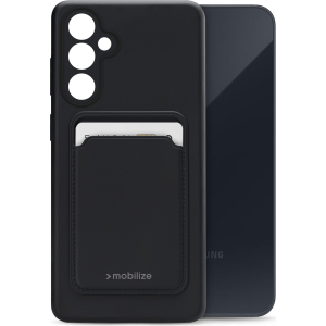 Mobilize Rubber Gelly Card Case Samsung Galaxy A35 5G Matt Black