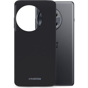 Mobilize Rubber Gelly Case Oneplus 12R Matt Black