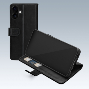 Mobilize Premium Gelly Wallet Book Case Apple Iphone 16 Black