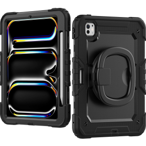 Mobilize Rotating Defender Case Stand Function For Apple Ipad Pro 11 (2024/2025) Black