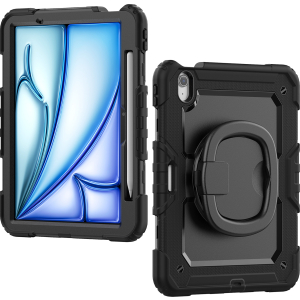 Mobilize Rotating Defender Case Stand Function For Apple Ipad Air 11 (2024/2025) Black