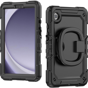 Mobilize Rotating Defender Case Stand Function For Samsung Galaxy Tab A9/A11 8.7 Black