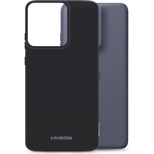 Mobilize Rubber Gelly Case Motorola Edge 50 Neo Matt Black