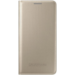 Samsung Ef-Fg850Bfegww Samsung Flip Cover Galaxy Alpha Gold