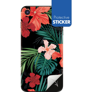 My Style Phoneskin For Apple Iphone 7/8/Se (2020/2022) Red Caribbean Flower
