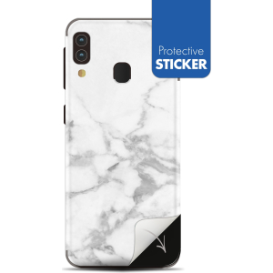 My Style Phoneskin For Samsung Galaxy A20E White Marble
