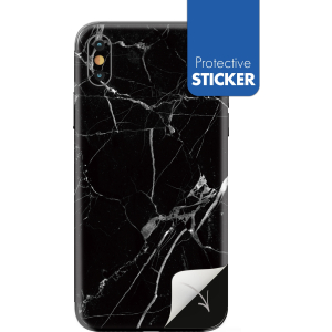My Style Phoneskin For Apple Iphone Xs Black Marble