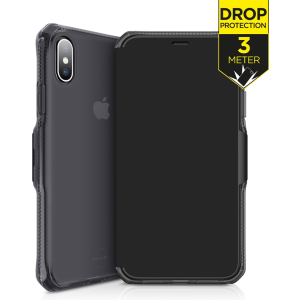 Itskins Level 2 Spectrumfolio For Apple Iphone Xs Max Pure Black