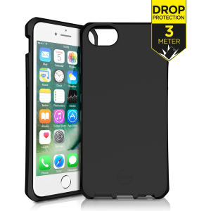 Itskins Level 2 Spectrumsolid For Apple Iphone 6/6S/7/8/Se (2020/2022) Plain Black