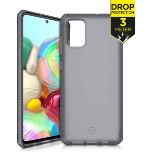 Itskins Level 2 Spectrumfrost For Samsung Galaxy A71 Transparent Black