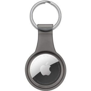 Xccess Tpu Airtag Keychain Transparent Black