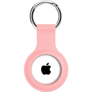 Xccess Silicon Airtag Keychain Pink