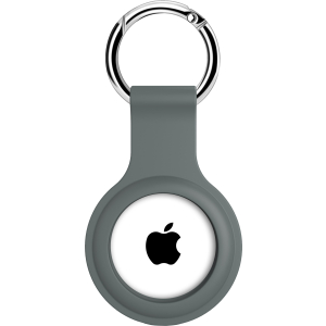 Xccess Silicon Airtag Keychain Advanced Ash