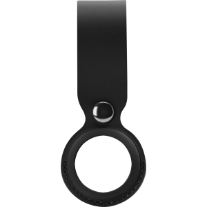 Xccess Pu Leather Airtag Loop Black