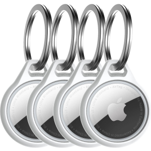 Itskins Level 2 Aircover Solid For Apple Airtag White (4-Pack)