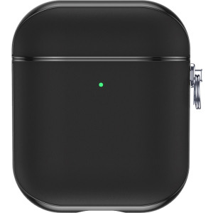 Valenta Leather Snap Case Apple Airpods Gen 1/2 Black